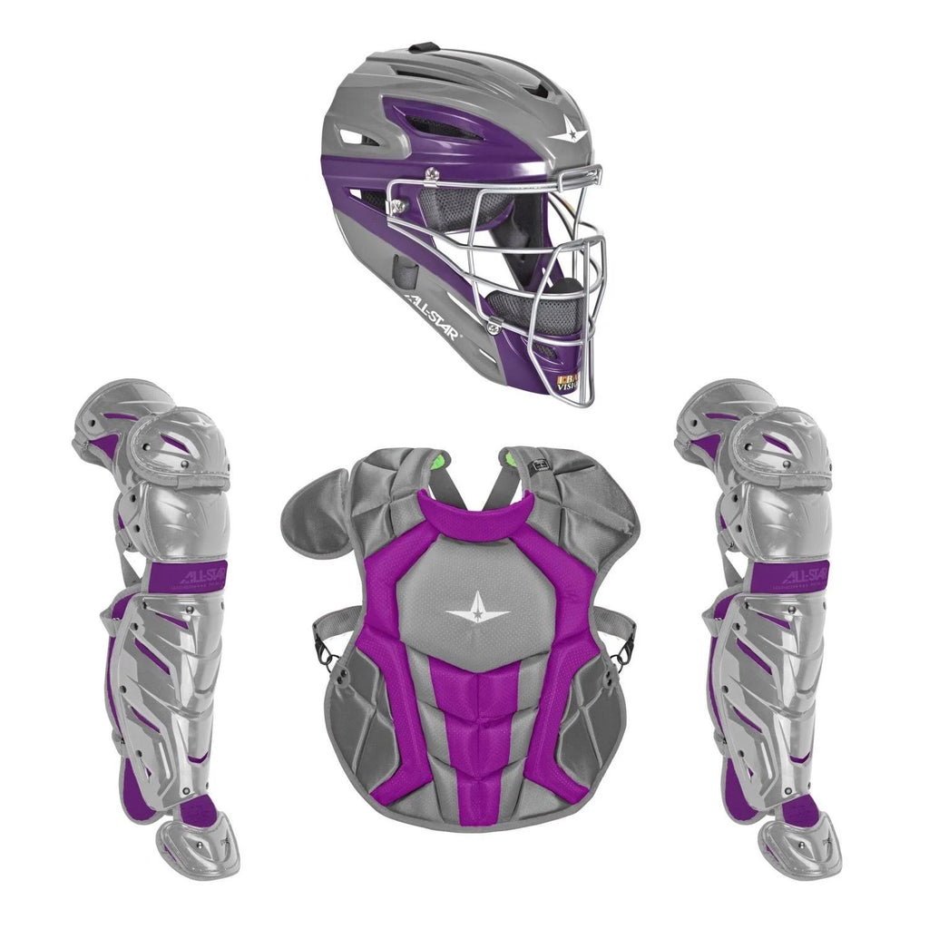 Youth Catcher's Set Grey/Gold E854