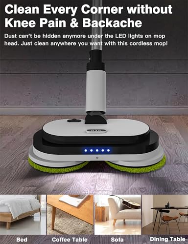 Cordless Electric Mop with Water Sprayer L46242