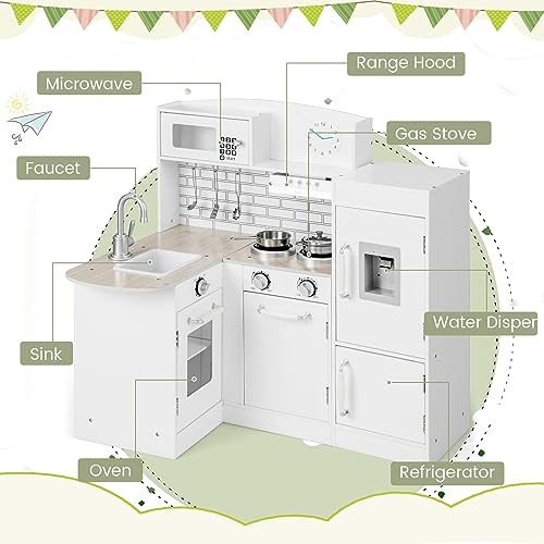 11-in-1 Wooden Toy Kitchen Set X454