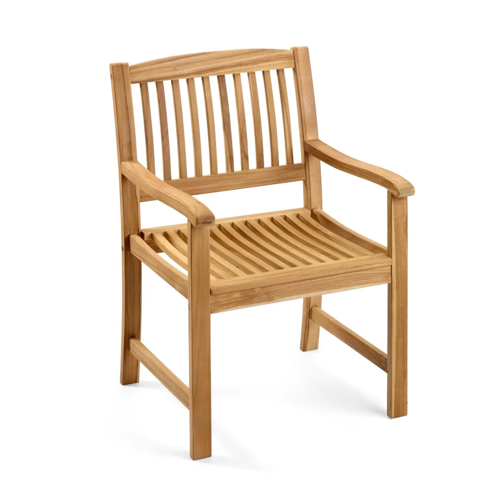 Set of 2 Grade A Teak Patio Chairs N755