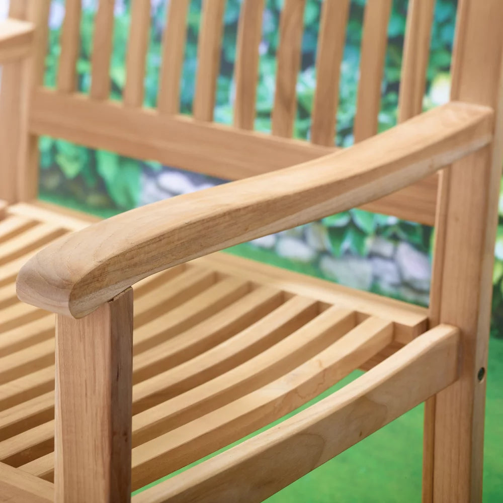 Set of 2 Grade A Teak Patio Chairs N755