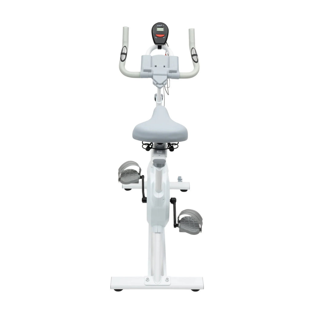Indoor Cycling Exercise Bike White E989687