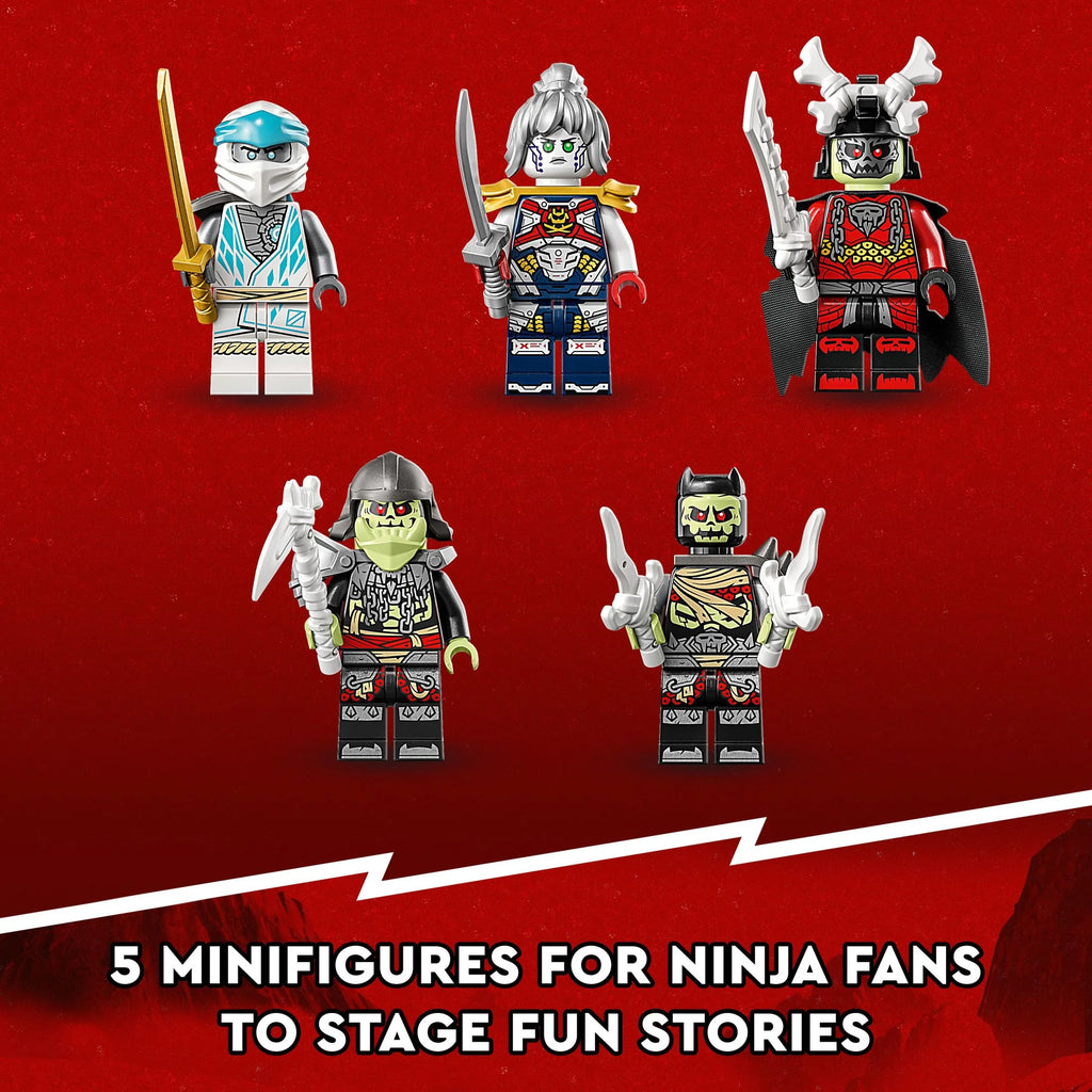 Buildable Ninja Toy with Dragon Toy and 5 Minifigures T6952