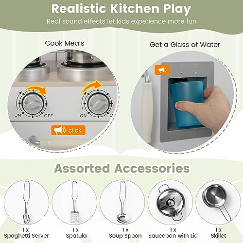 11-in-1 Wooden Toy Kitchen Set X454