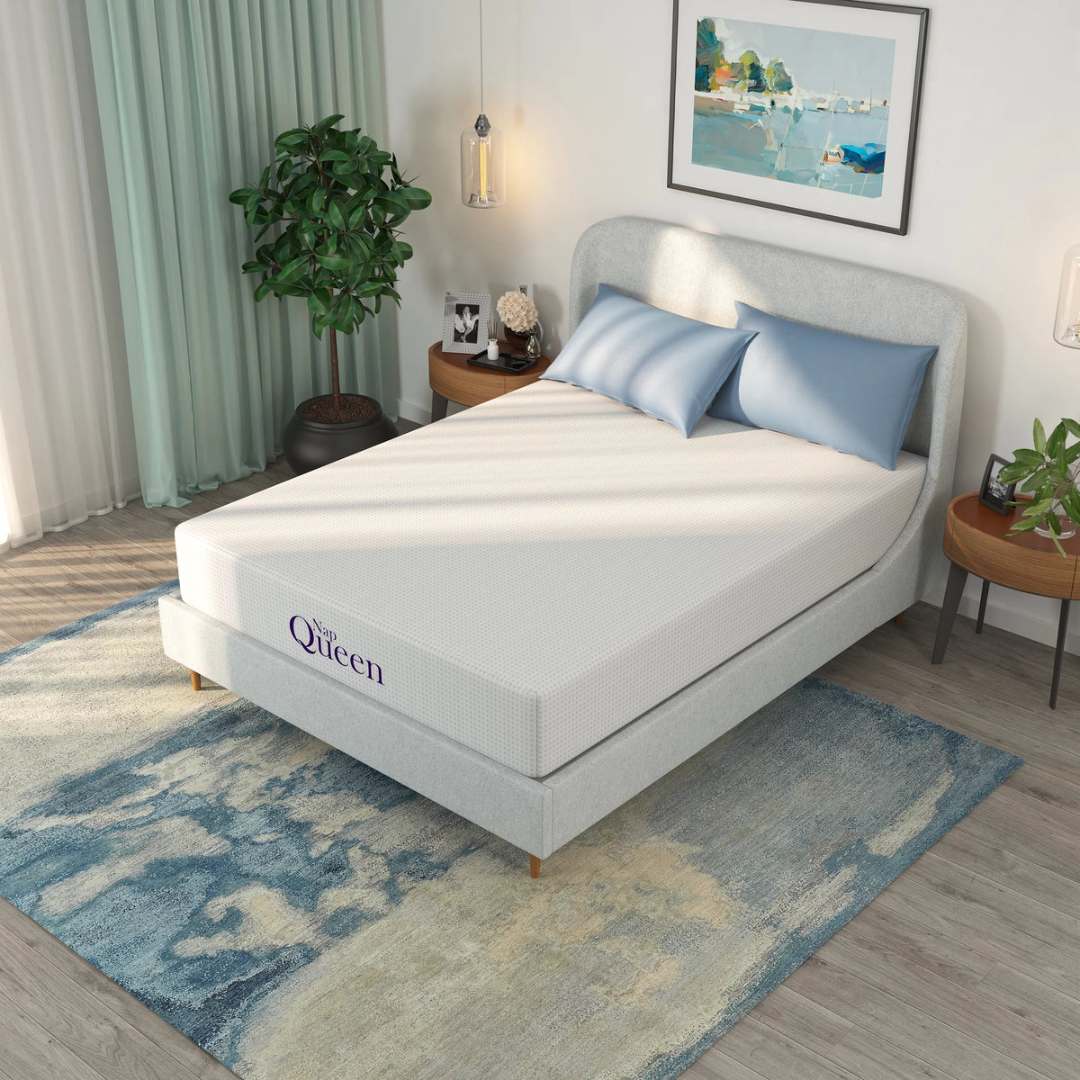Twin 8" Charcoal Memory Foam Mattress V733841