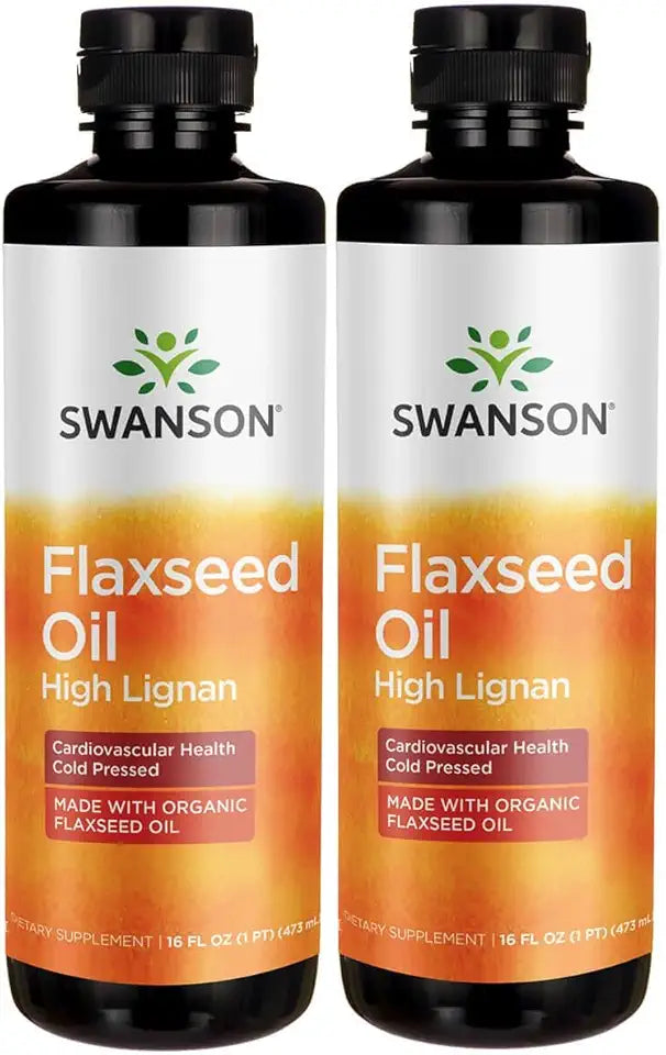 Flaxseed Oil High Lignan 16 fl Ounce Liquid 2 Pack A416