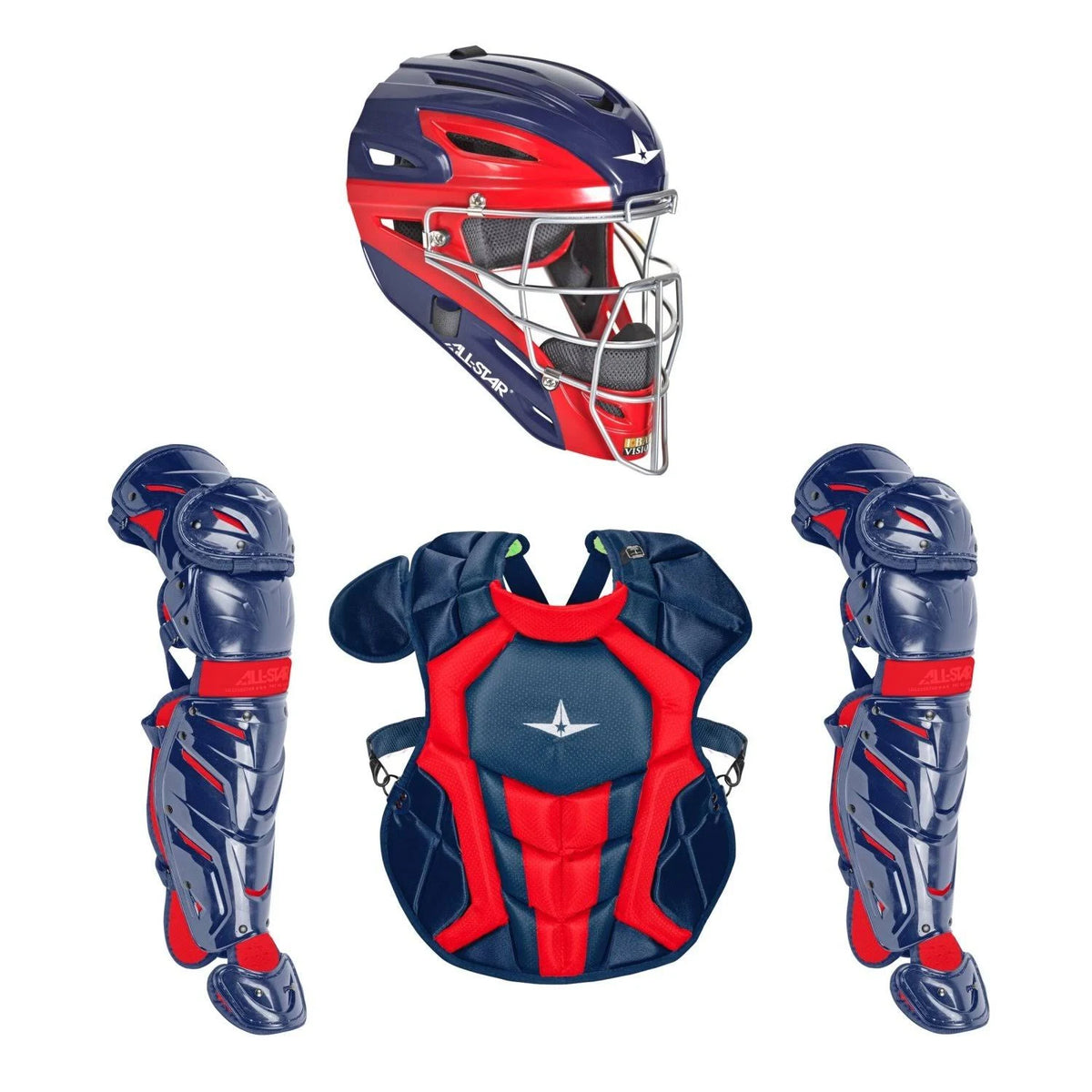 Youth Catcher's Set Grey/Gold E854