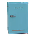 Blue Retro Compact Mini Fridge Y518586