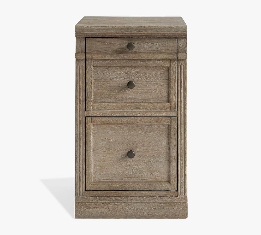 Gray Wash 2-Drawer Lateral File Cabinet E22549