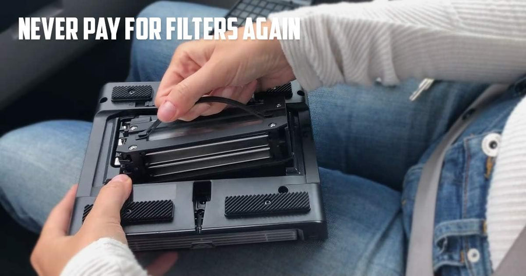 Car Air Purifier with Washable Filters Q7590