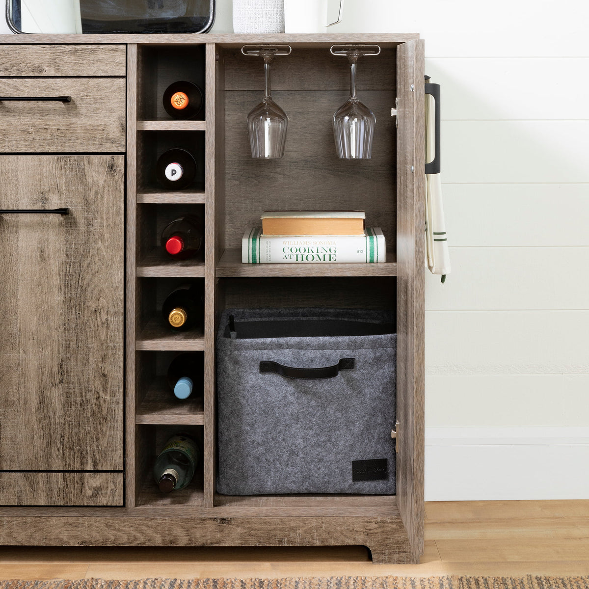 Vietti Bar Cabinet with Storage M909