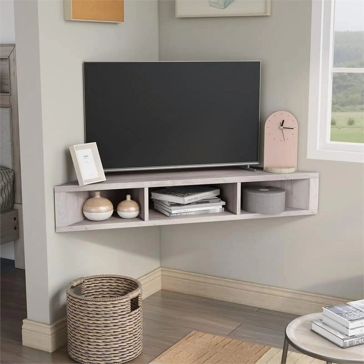 42" Corner Floating TV Stand O92084