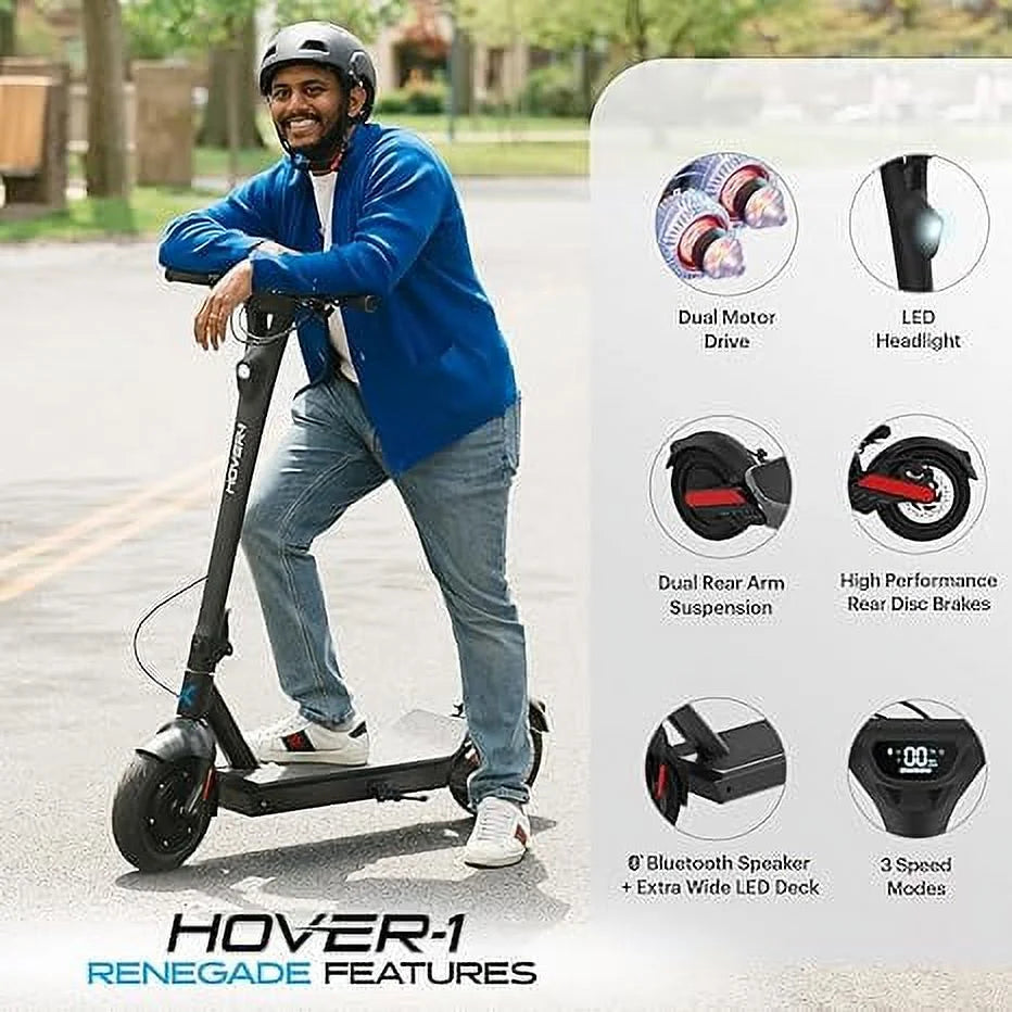 Electric Scooter 18 mph 264 lb Max Weight N6874