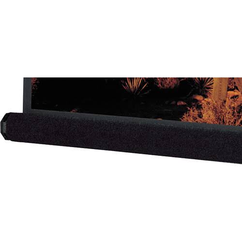 Black Carpeted Matte White Projector Screen F46329