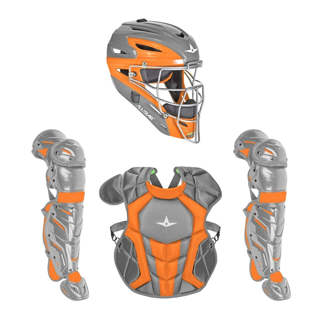 Youth Catcher's Set Grey/Gold E854