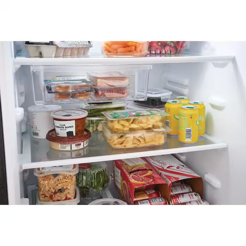 30 in. 20.4 cu. ft. Top Freezer Refrigerator in Stainless Steel A5875