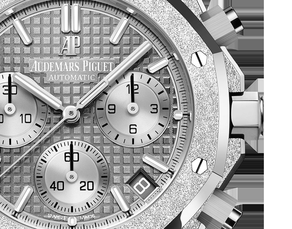 Frosted Gold Chronograph Grey Dial 41mm J5089