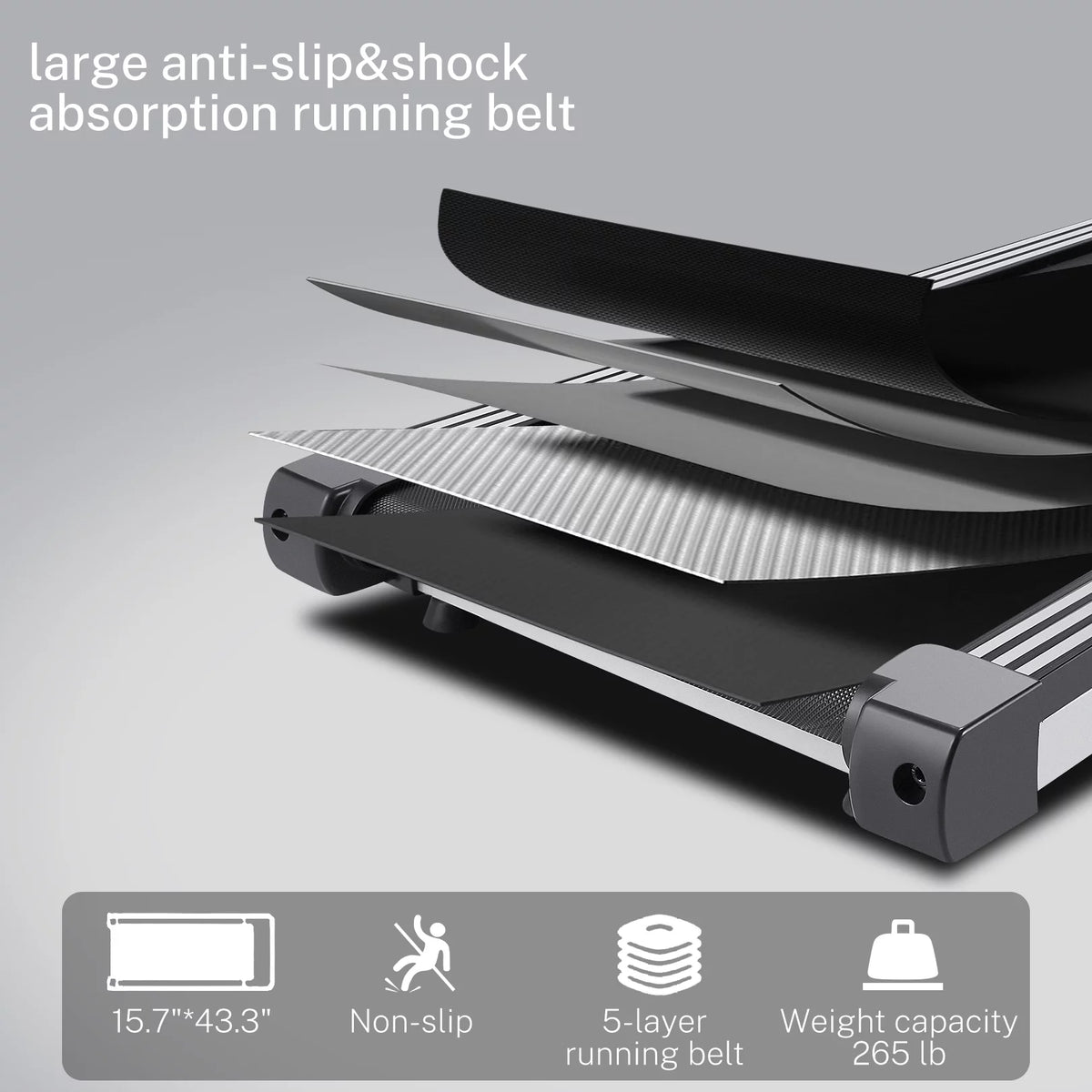 3.25HP Folding Treadmill with Incline S376