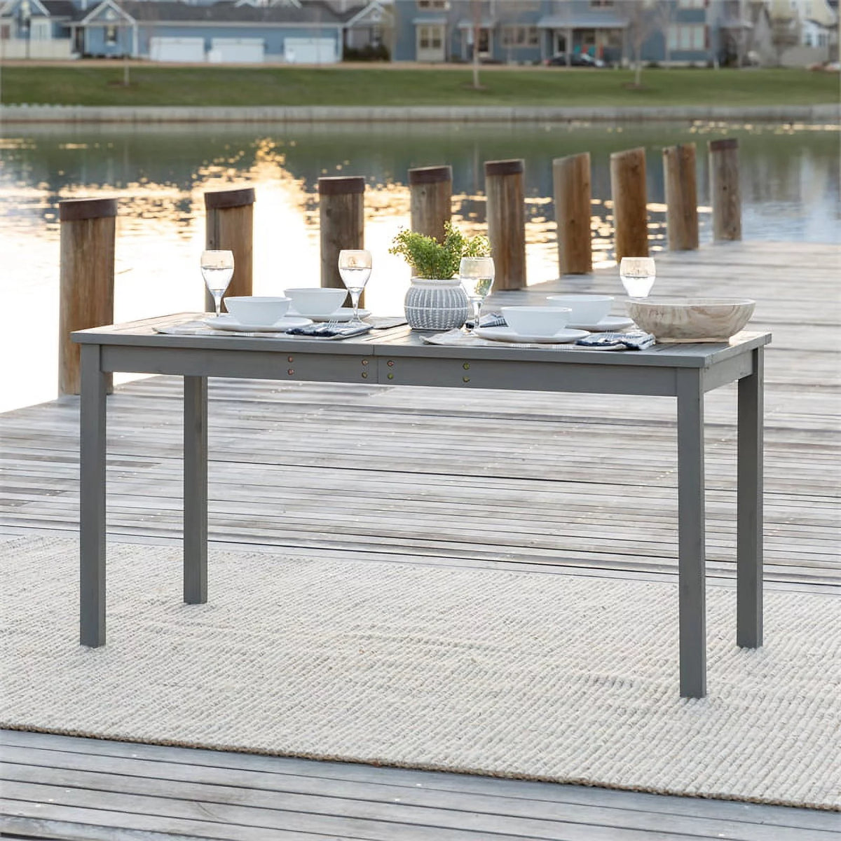 Outdoor Wood Patio Dining Table S14862