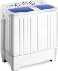 Portable Mini Compact Twin Tub Washing Machine 20lbs Blue White G741