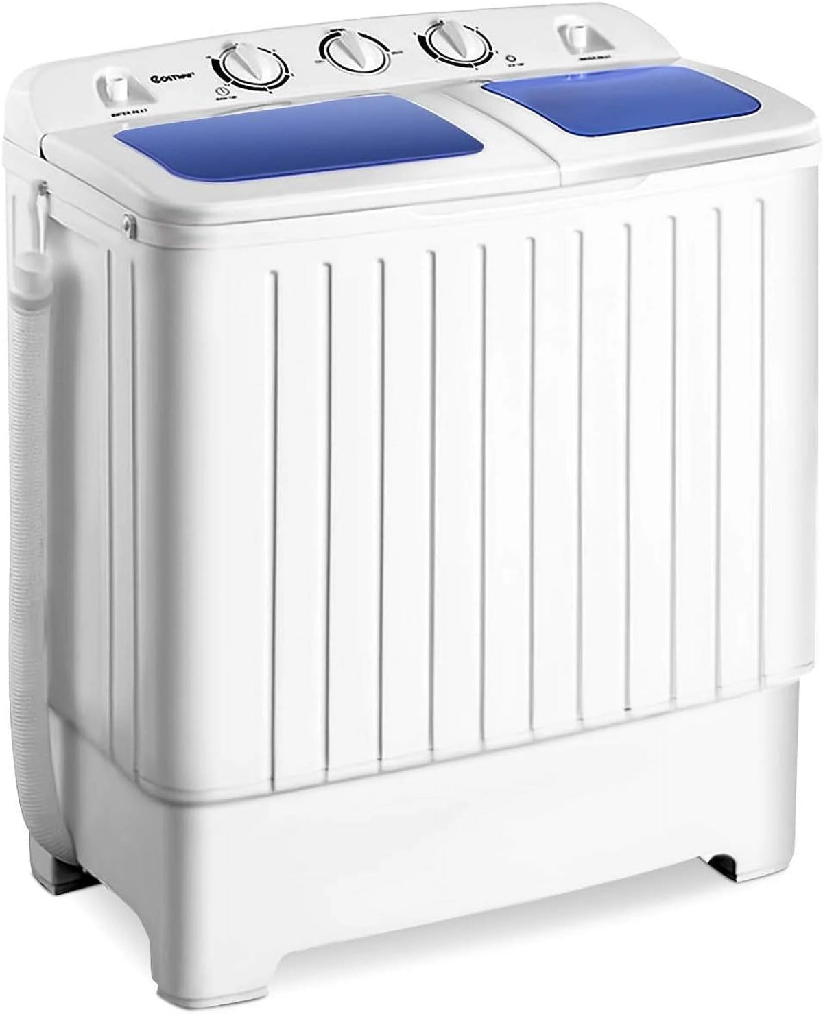 Portable Mini Compact Twin Tub Washing Machine 20lbs Blue White G741