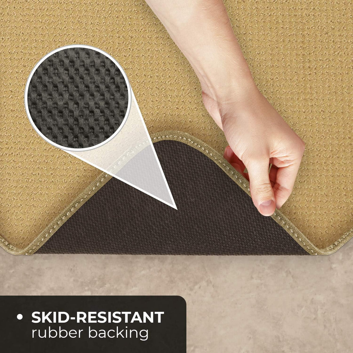 Camel Tan Skid-Resistant Carpet Runner 10 Feet X 36 Inches J9132