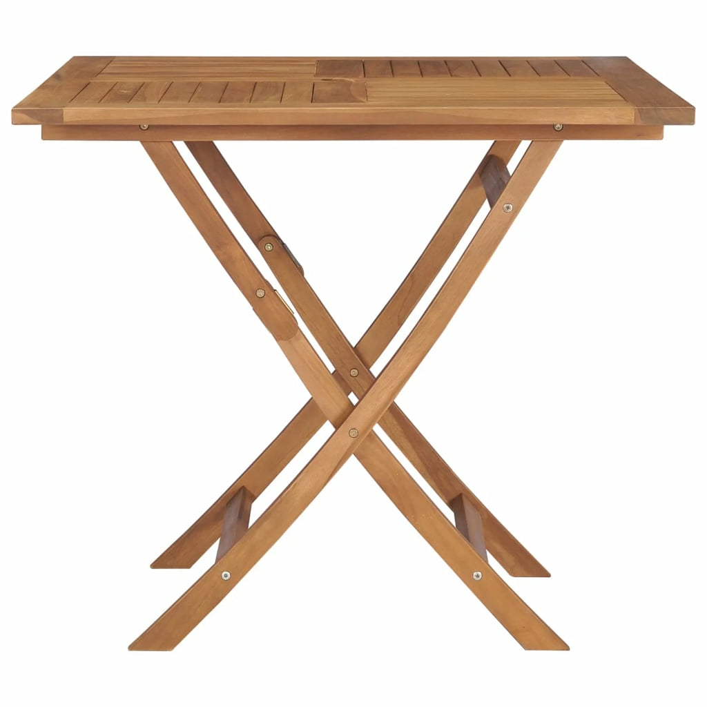 Folding Garden Table Solid Teak Wood H153389