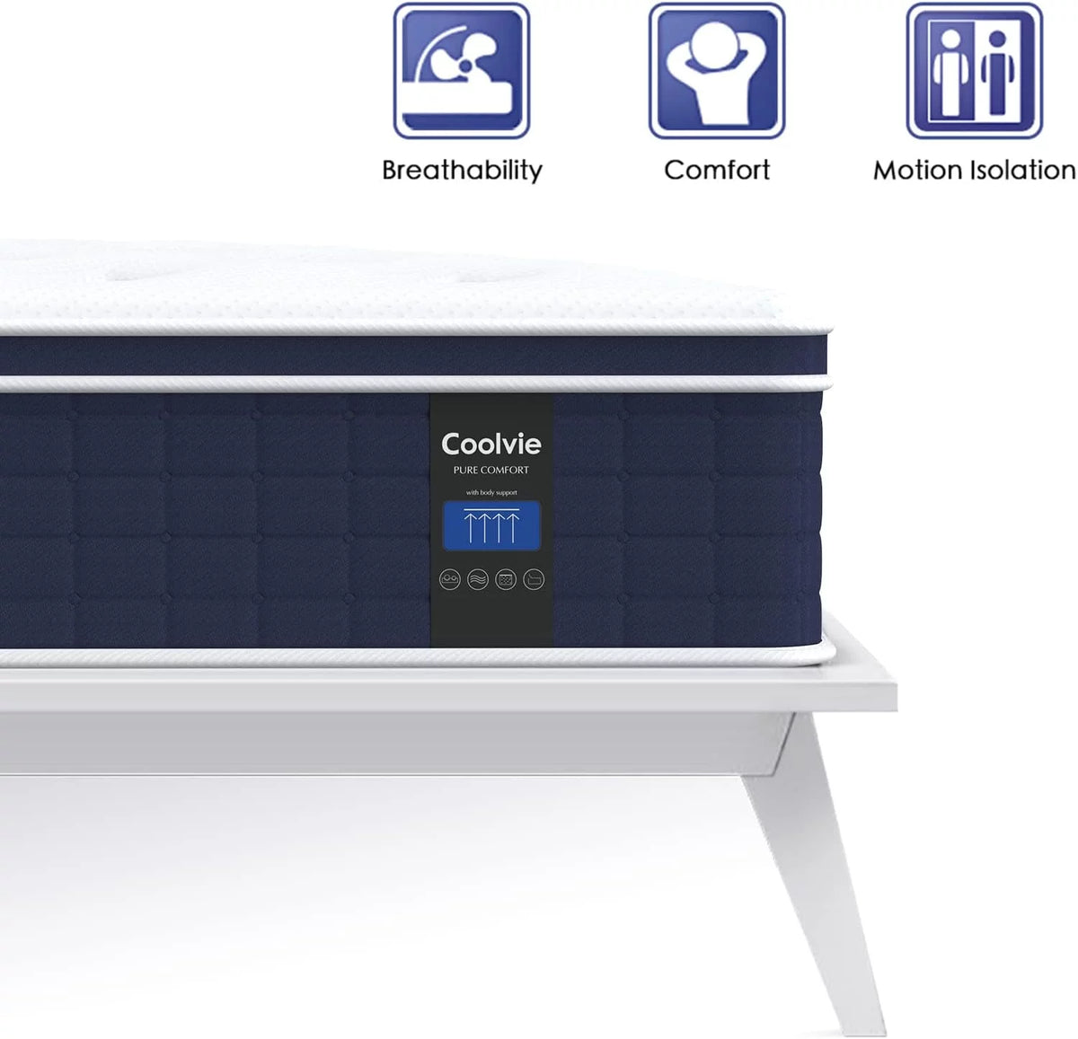 Queen 12 inch Hybrid Mattress with Pocket Springs G764675