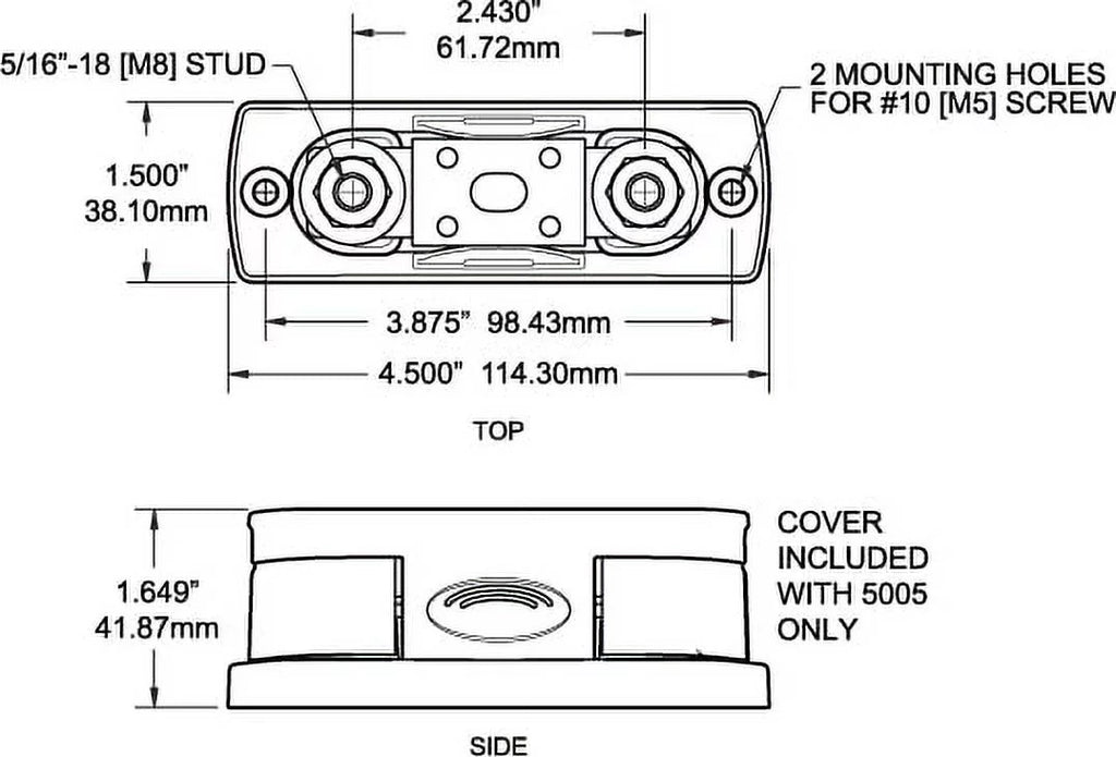 ANL Fuse Block with Insulating Cover G567645