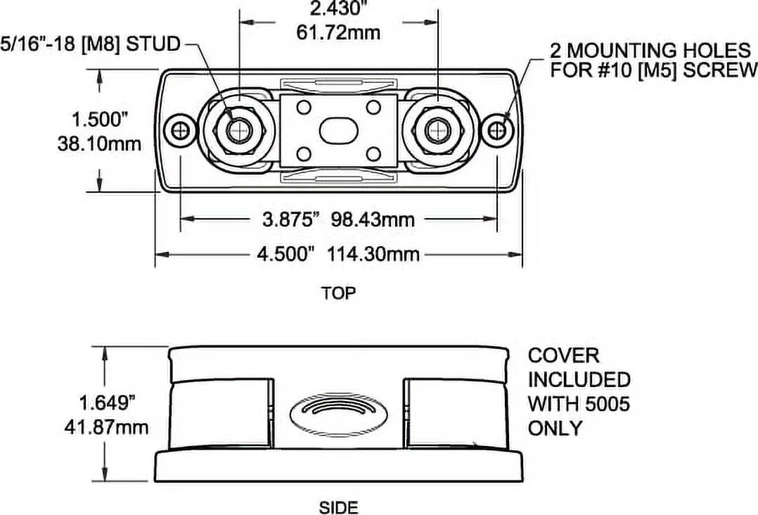 ANL Fuse Block with Insulating Cover G567645