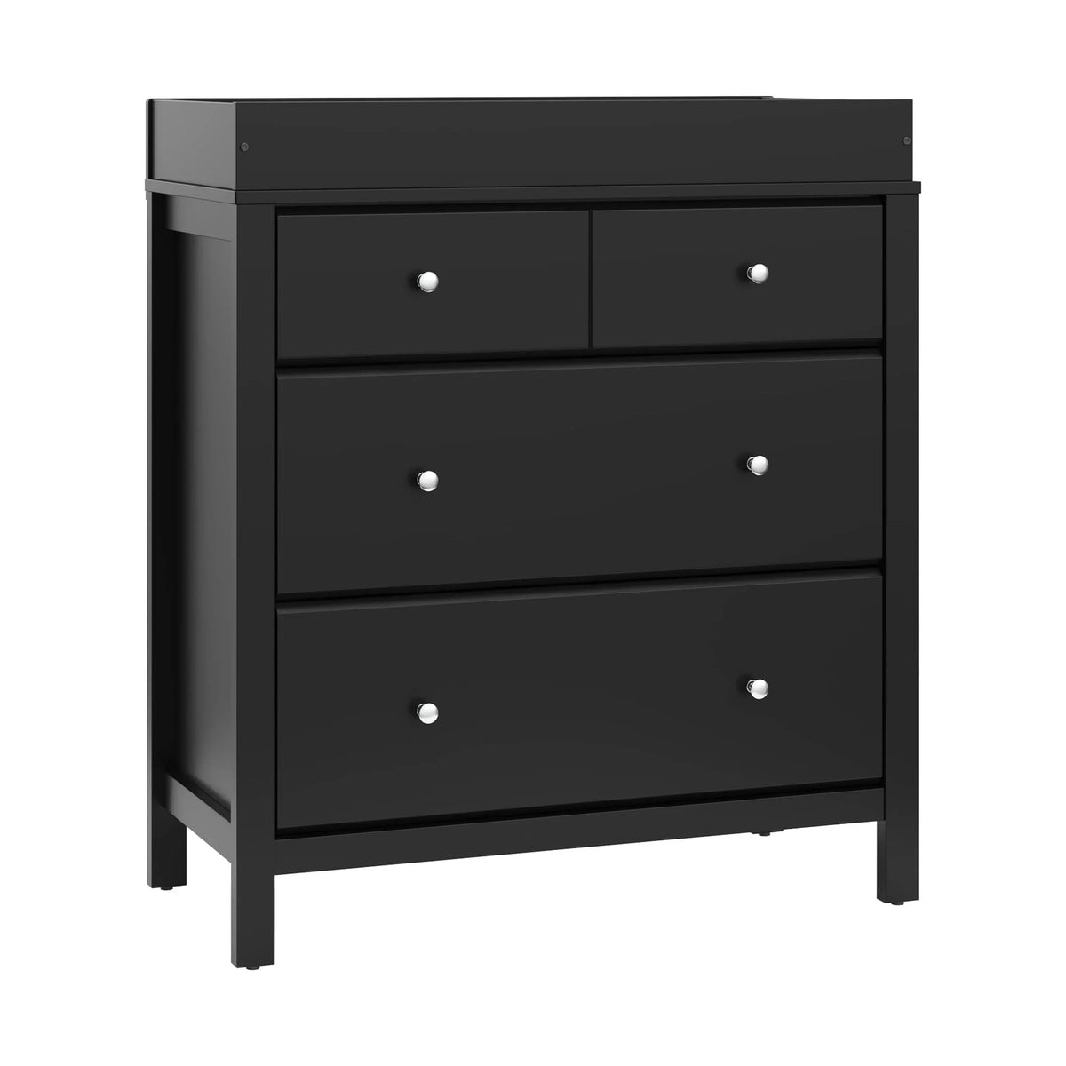 3 Drawer White Changing Dresser D399