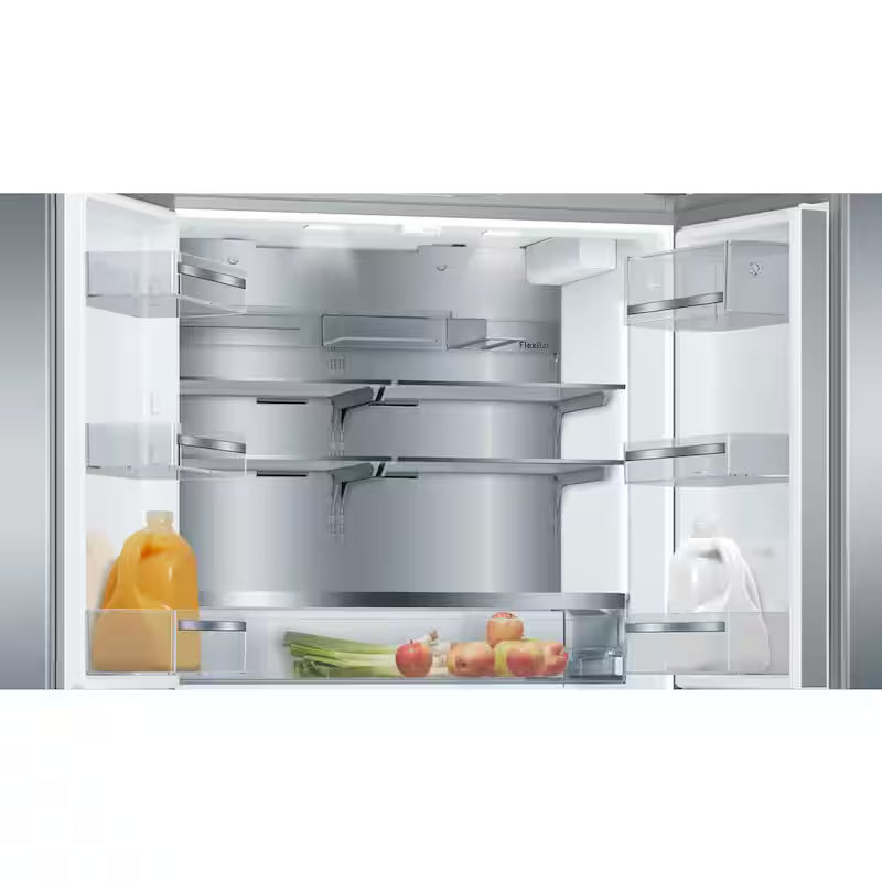 36 in. 21 cu ft Smart Counter Depth French Door Refrigerator in Stainless Steel M248382