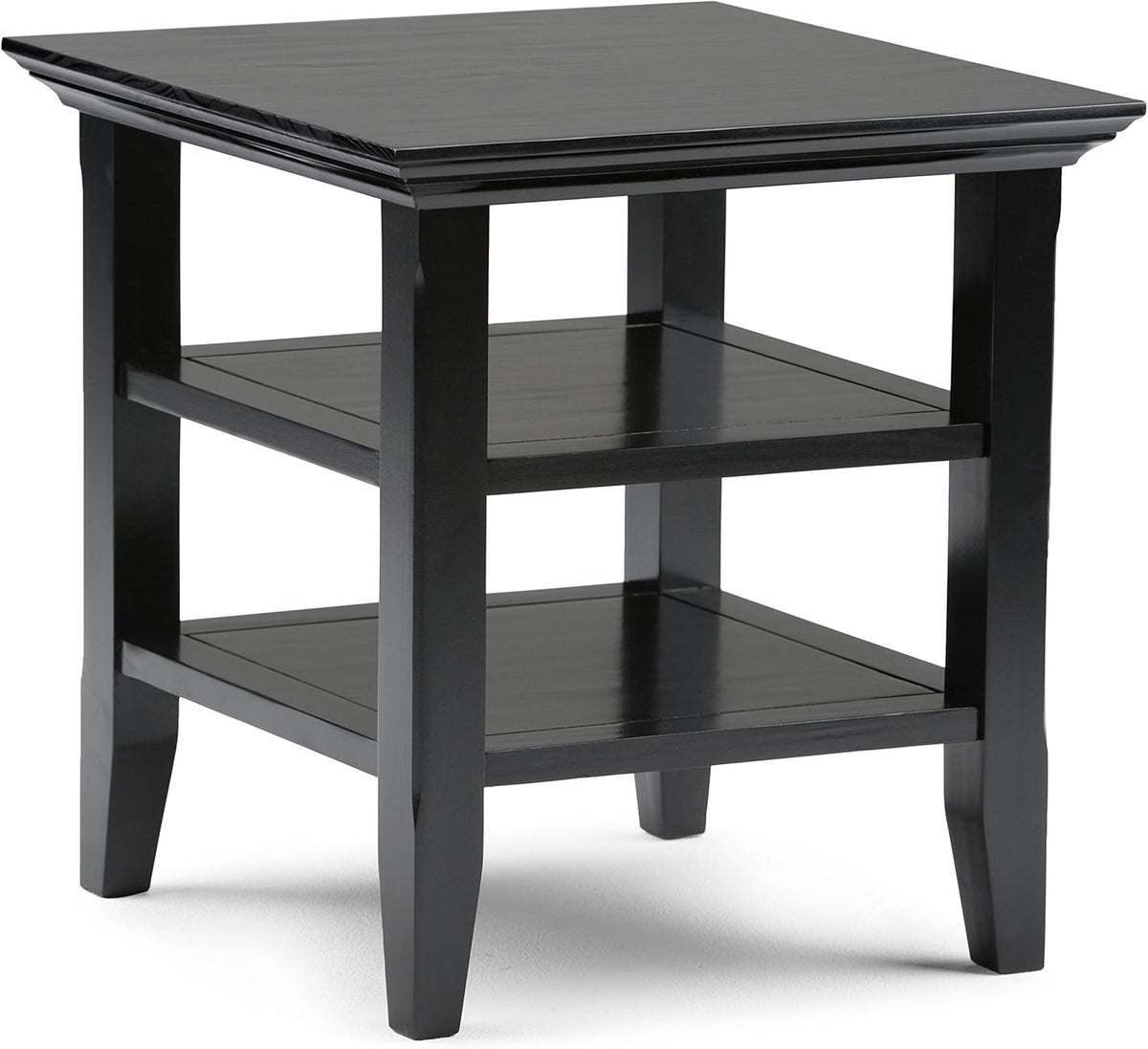 19 inch Rustic Natural Aged Brown End Table F3854