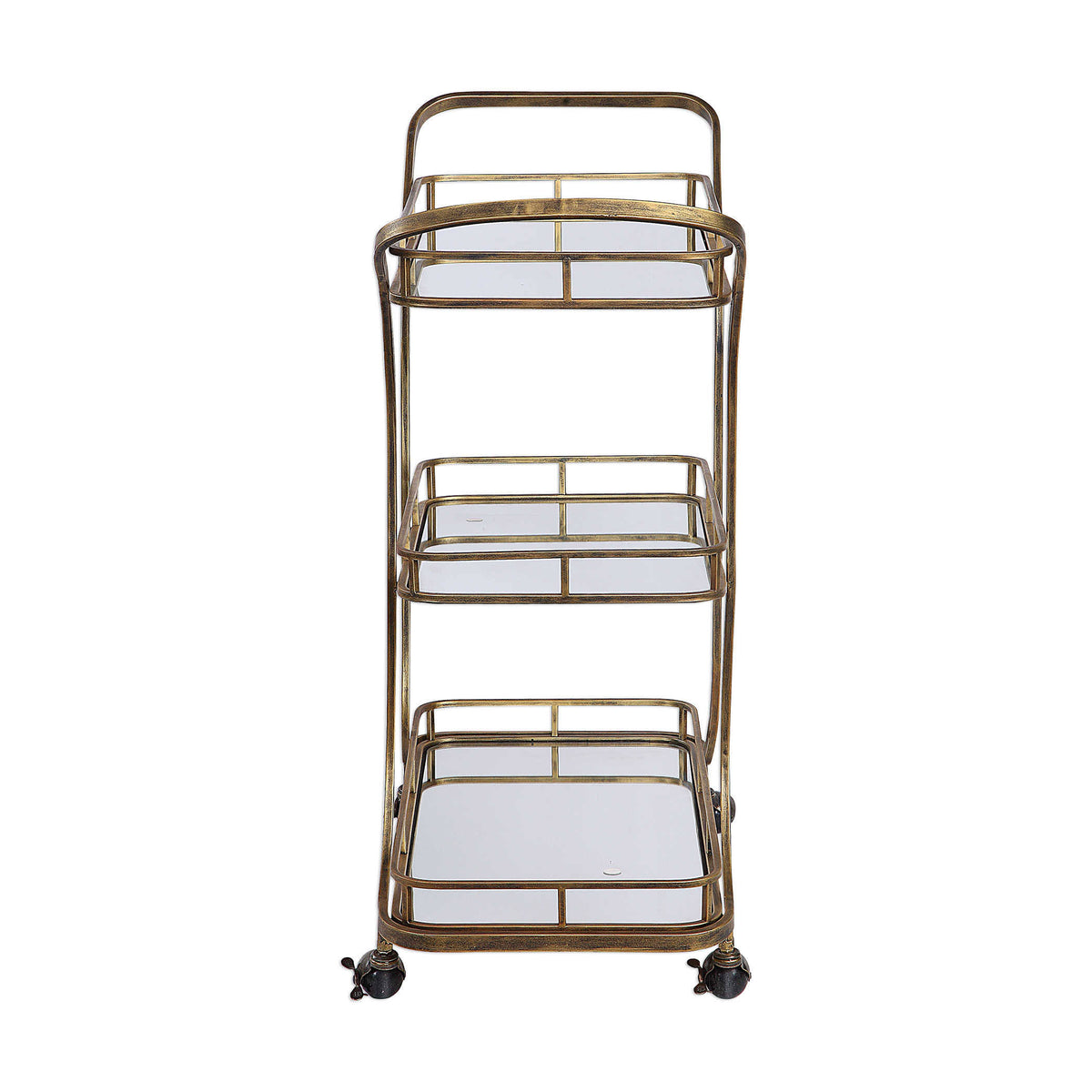 Gold Serving Cart I59323