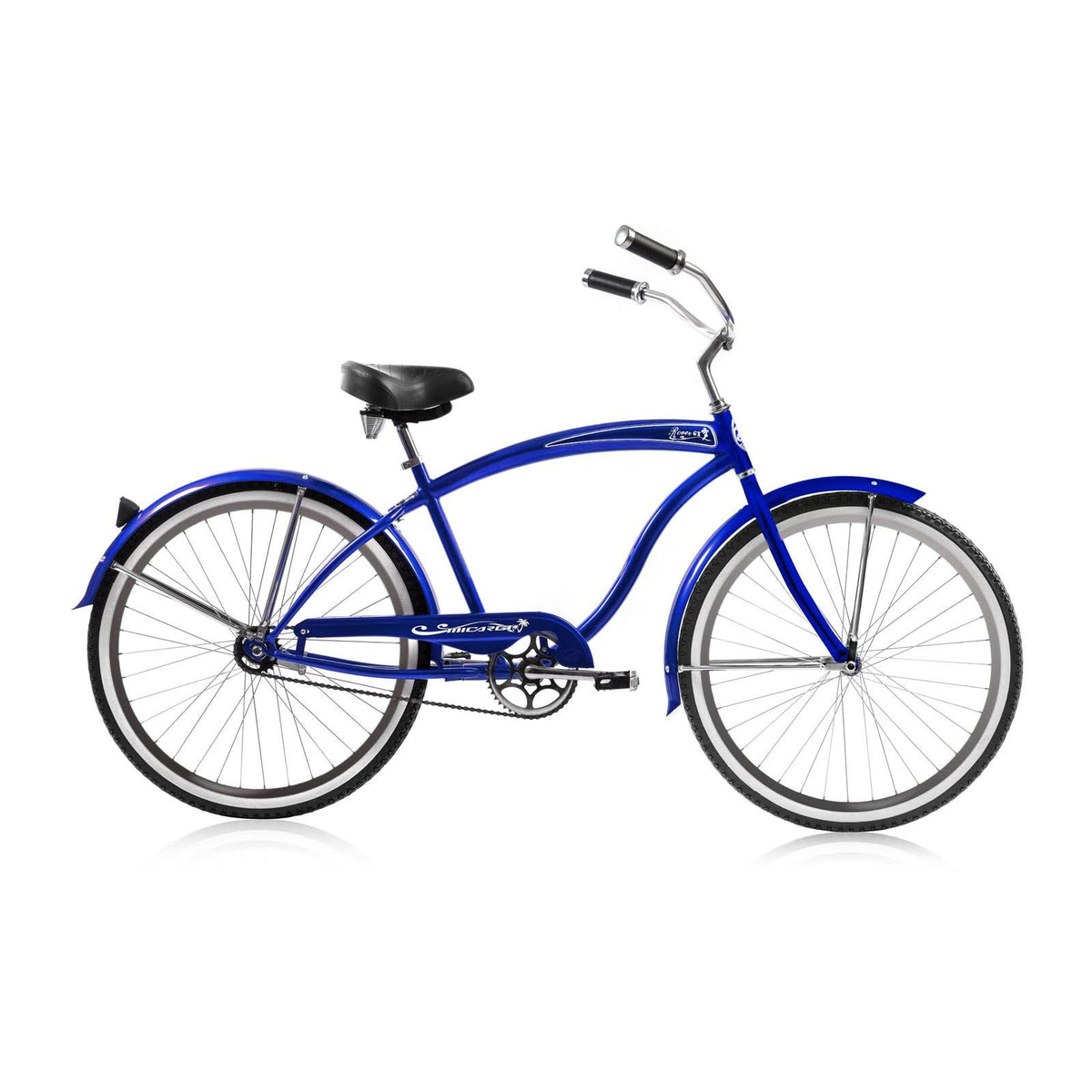 Navy Blue 26x22 Beach Cruiser Bike V42214