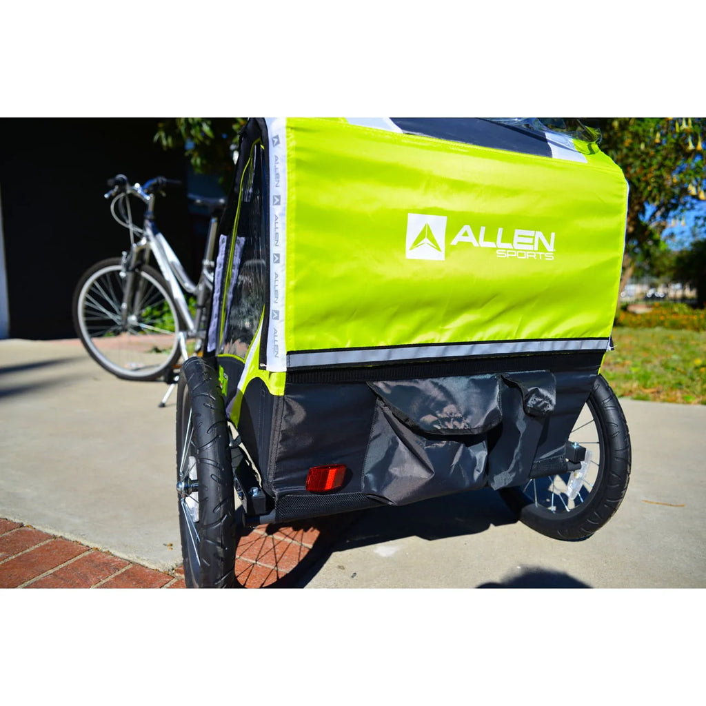 Red Bicycle Trailer for 2-Children K7835
