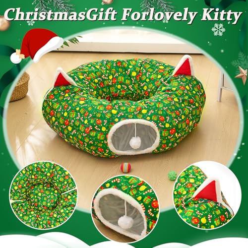 Cat Tunnel Bed with Toy Ball C92661