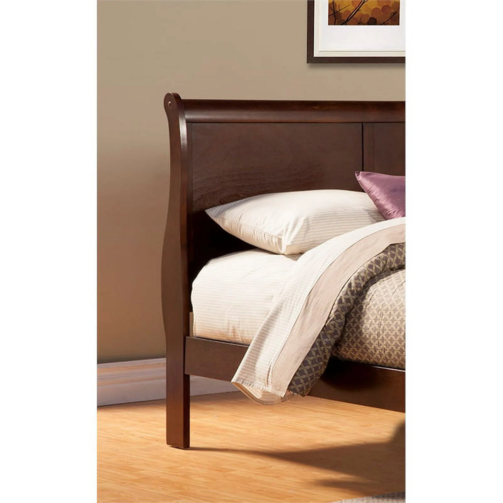 Full Wood Sleigh Bed C52078