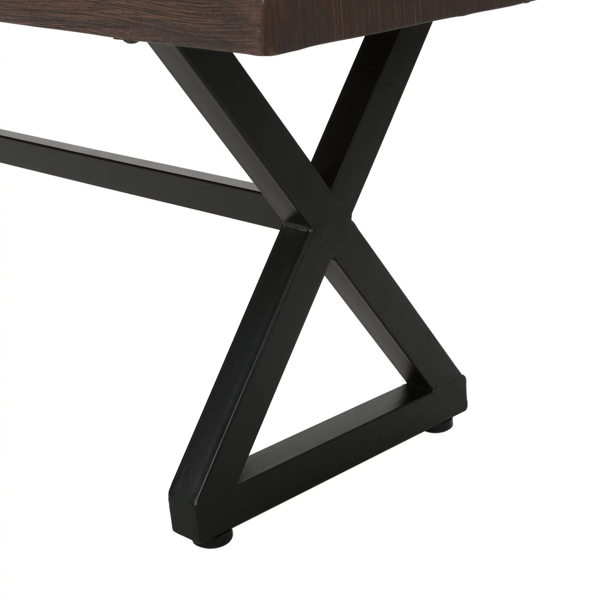 Aluminum Dining Bench with Steel Frame G804331