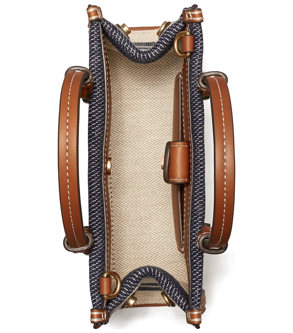 Jacquard Stripe Mini Tote W164