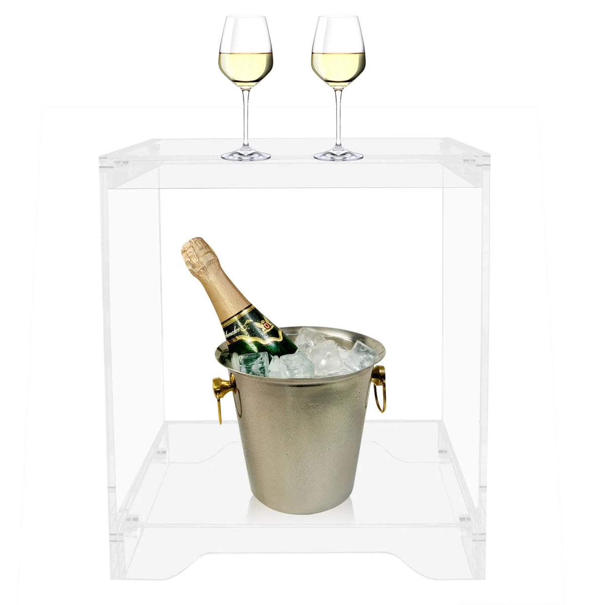 Clear Acrylic Side End Table B89107