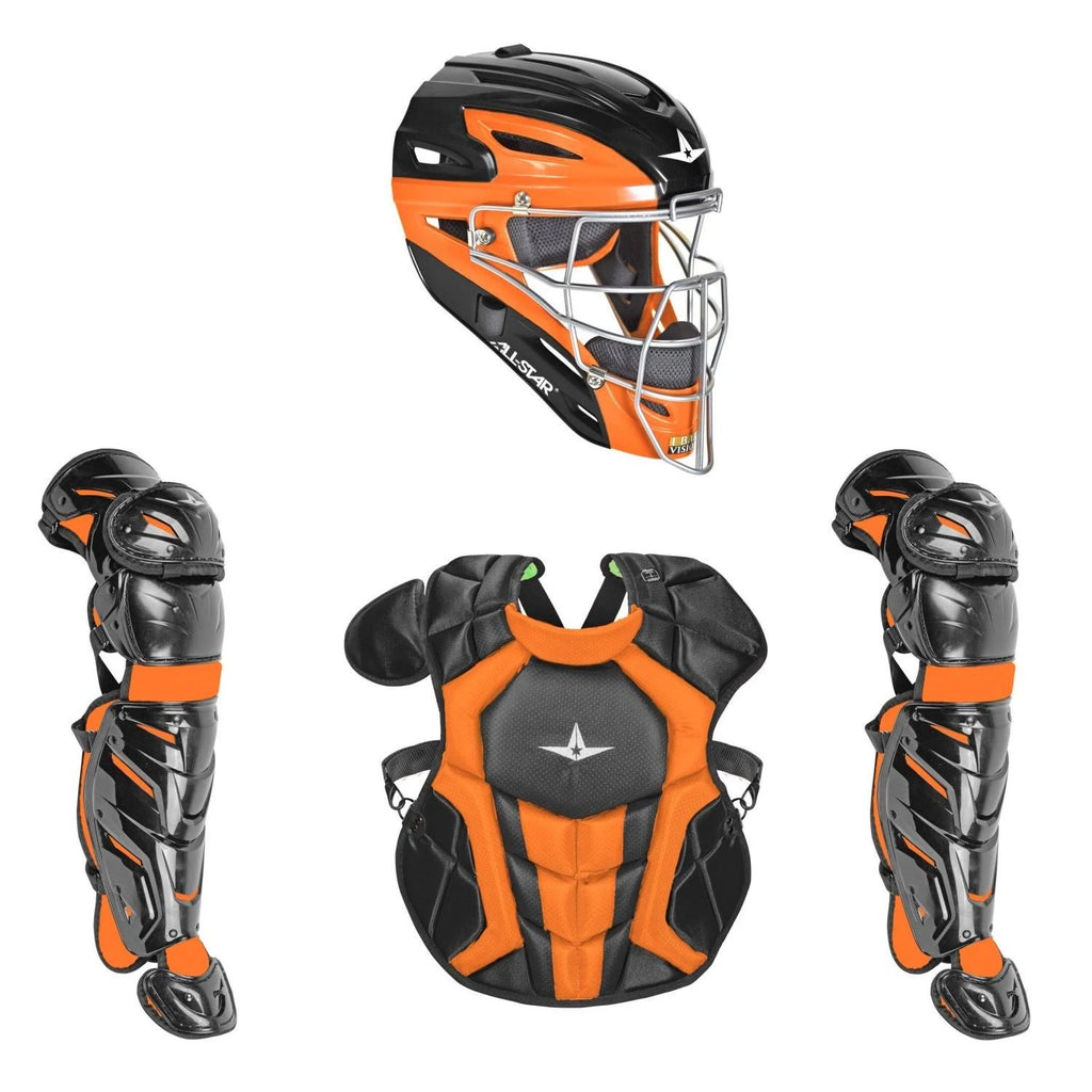 Youth Catcher's Set Grey/Gold E854