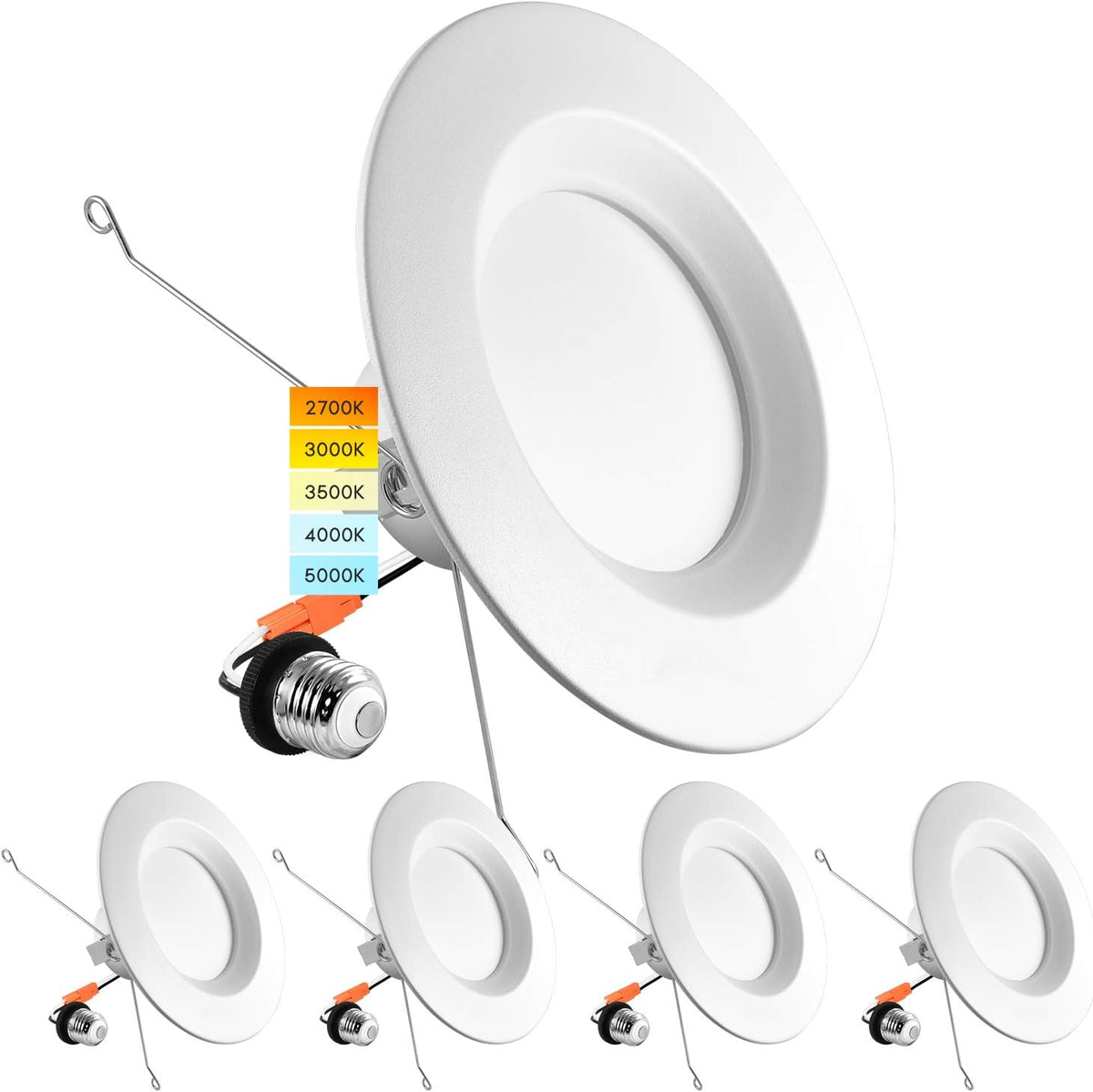 5/6 Inch LED Recessed Retrofit Downlight, 12 Pack N17469