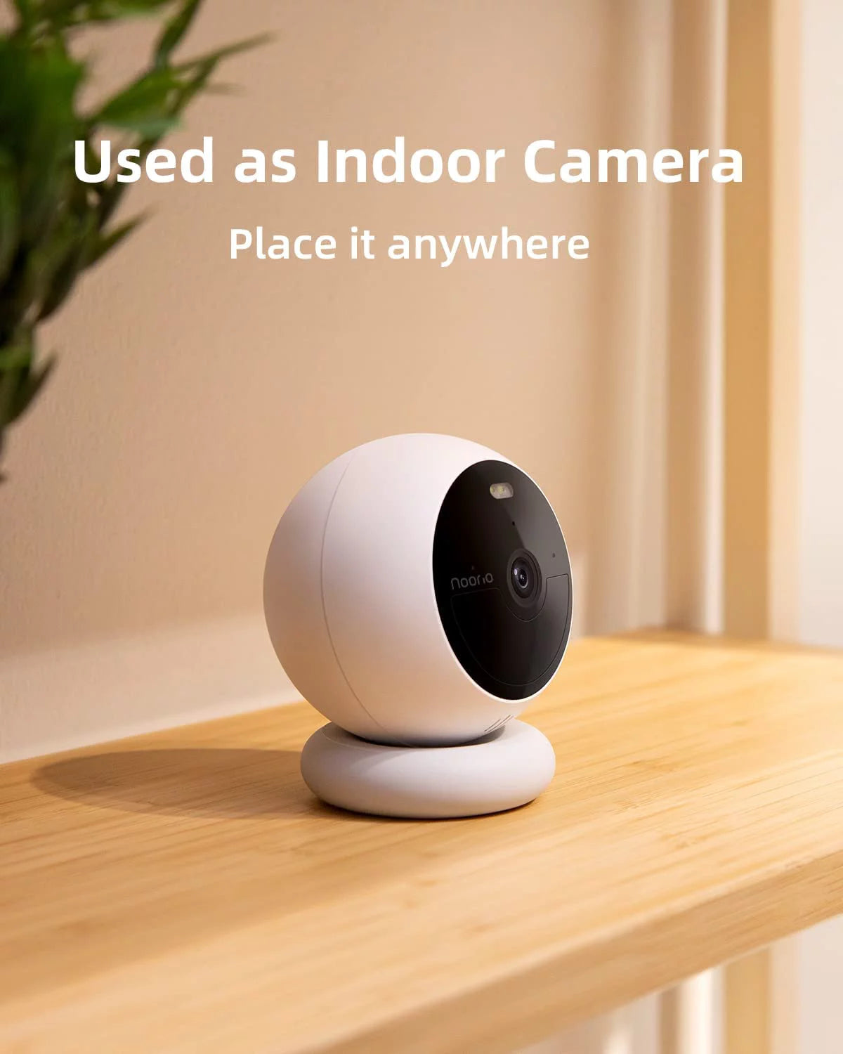Wireless Outdoor Security Camera 1080p Battery Powered Color Night Vision J1434