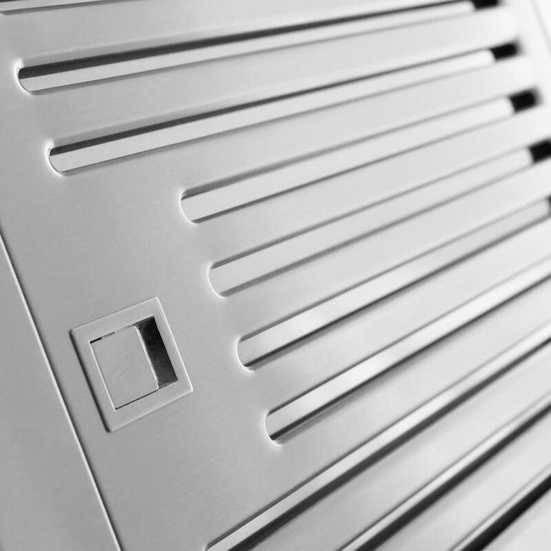 30 in. 400 CFM Convertible Island Mount Range Hood in Stainless Steel C4102