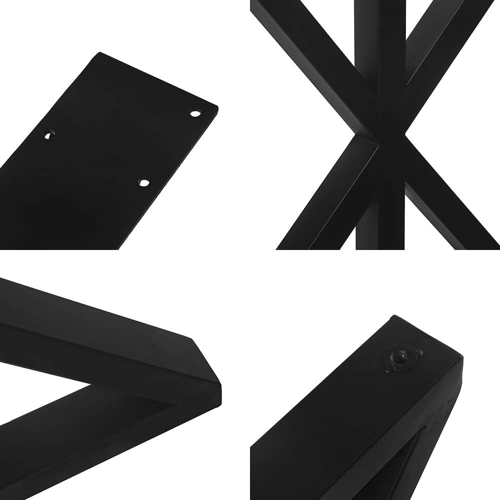 Black Metal Table Legs 2 PCS C576706