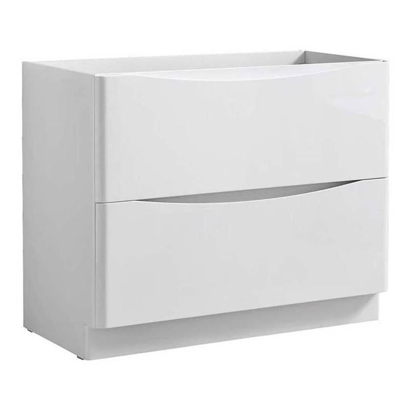 Glossy White Free Standing Bathroom Cabinet C155125