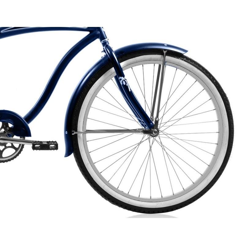 Navy Blue 26x22 Beach Cruiser Bike V42214