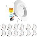 5/6 Inch LED Recessed Retrofit Downlight, 12 Pack N17469