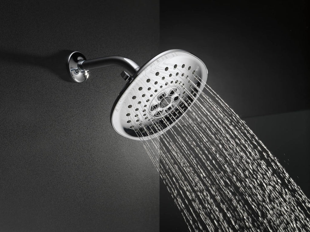 Champagne Bronze 3-Setting Raincan Shower Head V286648